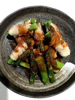 ピリ辛ソースで味も変わる肉巻きアスパラ〜-レシピのメイン写真