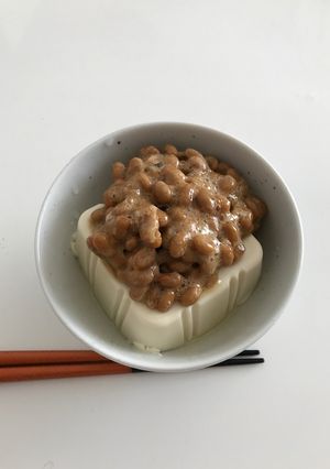 ダイエット一食置き換え、納豆豆腐-レシピのメイン写真