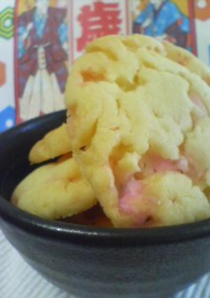 千歳飴で簡単紅白クッキー♪-レシピのメイン写真