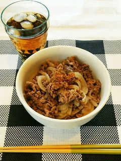 簡単*時短*炒め牛丼-レシピのメイン写真
