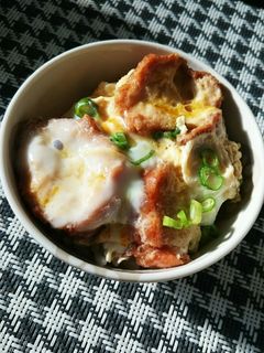 お麩(油麩)の玉子とじ-レシピのメイン写真