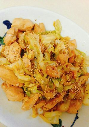 タレ旨☆鶏胸肉とキャベツの醤油マヨ炒め-レシピのメイン写真