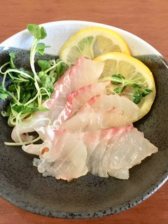 鯛の昆布締め レモン風味-レシピのメイン写真