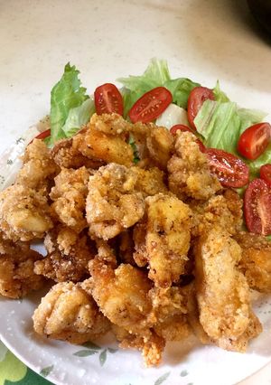 暑さに負けるな〜♪キムチから揚げ♡-レシピのメイン写真