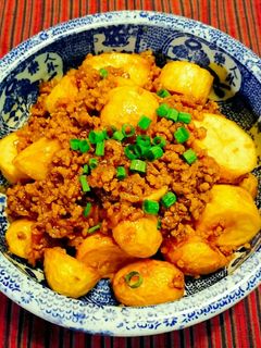 素揚げしたじゃがいもで♪ 変わり肉じゃが-レシピのメイン写真