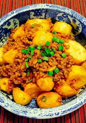 素揚げしたじゃがいもで♪ 変わり肉じゃが-レシピのメイン写真
