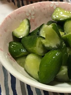 簡単!きゅうりの梅昆布茶漬け-レシピのメイン写真