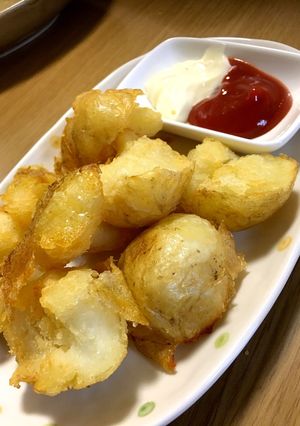 簡単！カリカリ！新じゃがの素揚げ♪-レシピのメイン写真