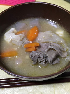 (簡単)30分で作る豚汁-レシピのメイン写真