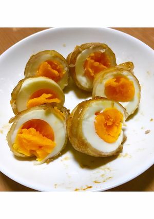 半熟卵の肉巻き-レシピのメイン写真