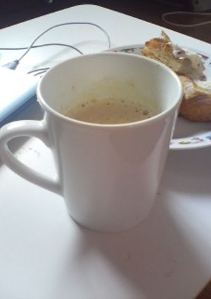 レンジでチン★＋゜ふんわりミルクコーヒー-レシピのメイン写真