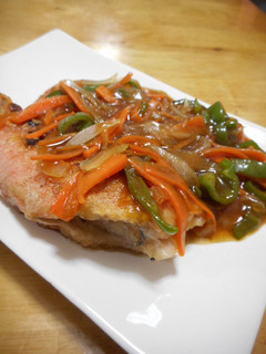 赤魚の甘酢野菜あんかけ-レシピのメイン写真