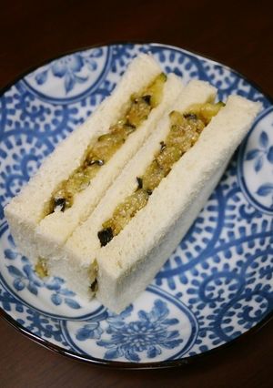 簡単！茄子の中華サンド-レシピのメイン写真