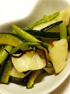 中華風簡単きゅうりとカブの漬物-レシピのメイン写真