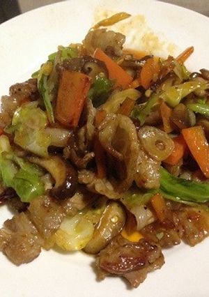 【減塩】ピリ辛中華炒め-レシピのメイン写真