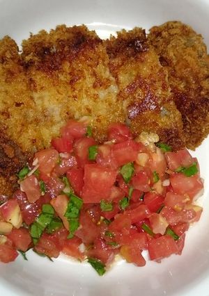冷製トマトソースとんかつ-レシピのメイン写真