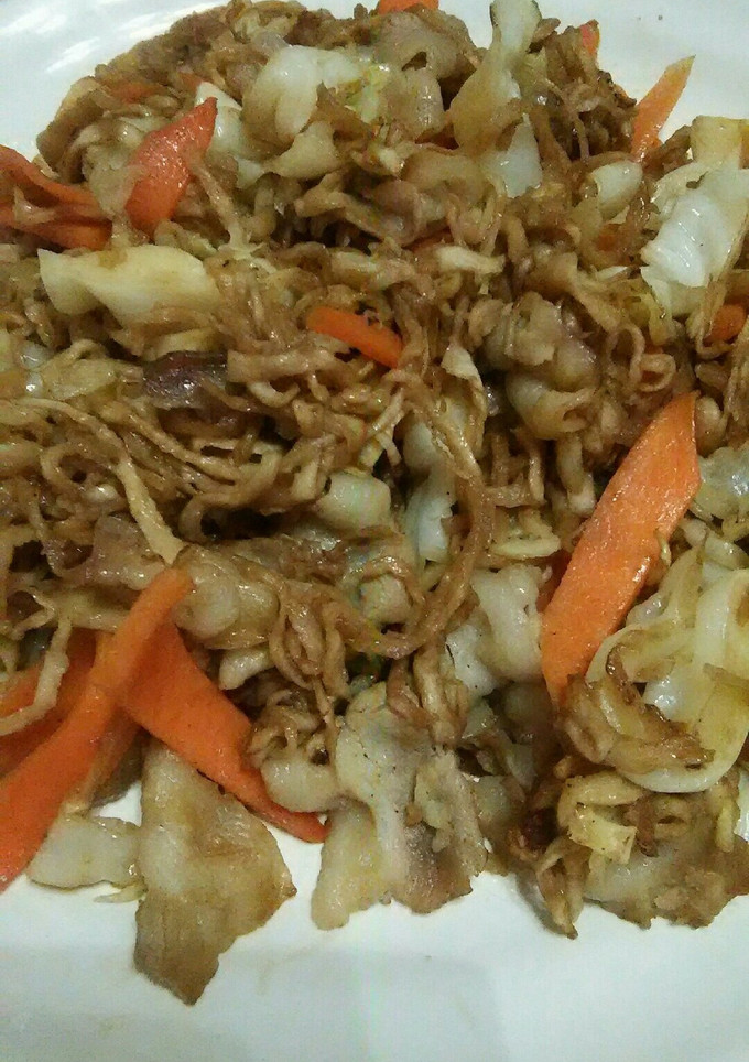 [給食メニュー]切り干し大根の焼きそば風-レシピのメイン写真
