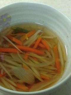 千切り野菜のすまし汁-レシピのメイン写真