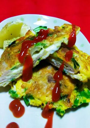 豚肉の､チーズと生姜サンドのピカタ焼き☆-レシピのメイン写真
