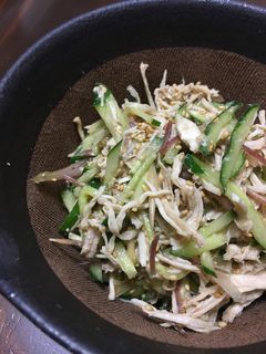 ささみときゅうりとみょうがのぽん酢和え-レシピのメイン写真