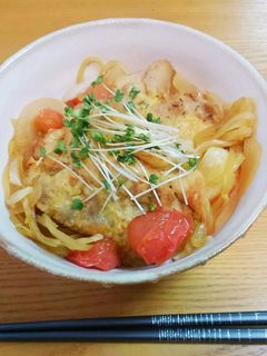◎簡単◎豚肉超柔らかピカタ丼-レシピのメイン写真