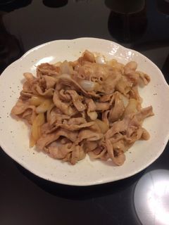 豚バラ肉の簡単生姜焼き-レシピのメイン写真