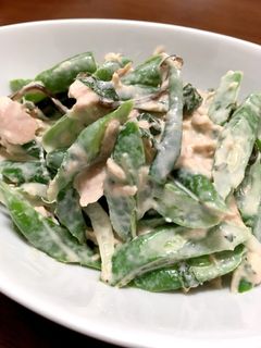 インゲンと大葉のツナマヨ和え-レシピのメイン写真