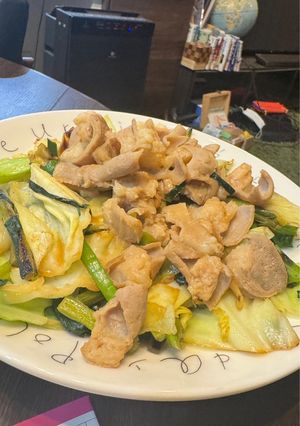 野菜ホルモン炒め-レシピのメイン写真