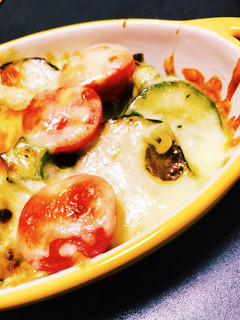 夏野菜のほんのりカレー風味グラタン-レシピのメイン写真