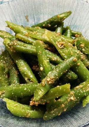 今が旬！　インゲンのごま和え！-レシピのメイン写真