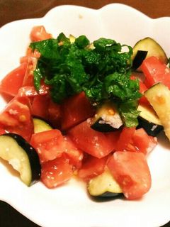 さっぱり♪夏野菜の塩麹和え-レシピのメイン写真
