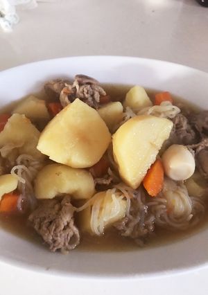 ヨシダソース(グルメのたれ)で肉じゃが-レシピのメイン写真