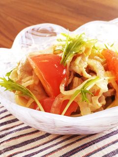簡単作り置き♪柔らか豚肉とトマトのマリネ-レシピのメイン写真