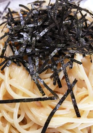 【超簡単】パパの明太子パスタ-レシピのメイン写真