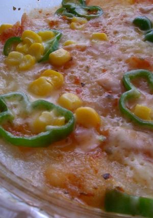 簡単(*^^)vお餅ピザ-レシピのメイン写真