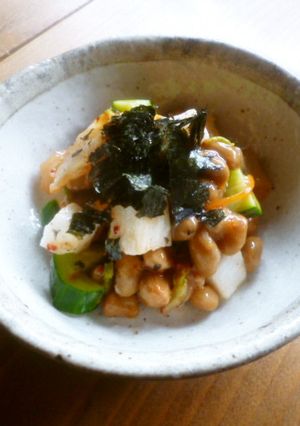 お酒がススム♡納豆キムチ♪-レシピのメイン写真