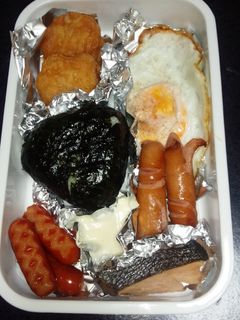 手抜き弁当①-レシピのメイン写真