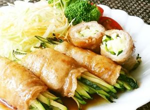 ズッキーニの肉巻き☆甘辛生姜風味だれ-レシピのメイン写真