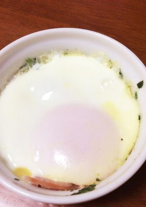 レンジでできる！ポパイエッグ-レシピのメイン写真