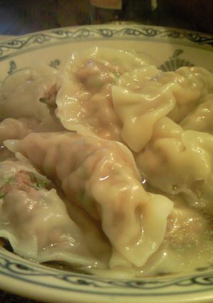香菜（パクチー）たっぷり水餃子-レシピのメイン写真