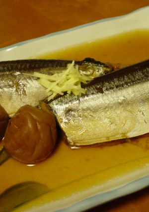圧力鍋で骨まで食べる♪さんまの梅干煮-レシピのメイン写真