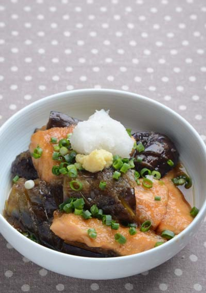 なすと鮭のおろし煮-レシピのメイン写真