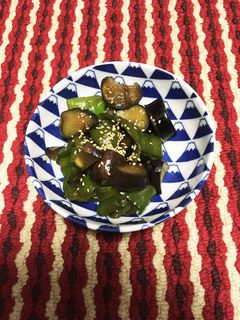 麺つゆで!甘めの茄子とピーマンの煮浸し-レシピのメイン写真