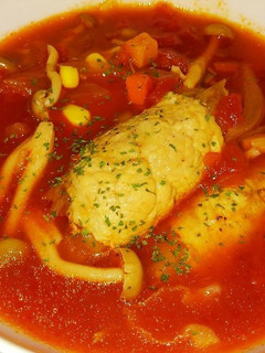 簡単!!キャベツの肉巻きトマトスープ-レシピのメイン写真