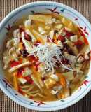 トムヤムペーストで簡単サンラータン麺