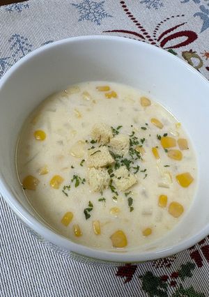 🌽 簡単♪ 濃厚クリーミーなコーンスープ-レシピのメイン写真
