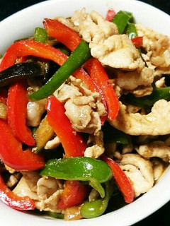 しゃぶしゃぶ用豚と茄子を使った青椒肉絲-レシピのメイン写真