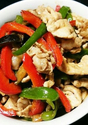 しゃぶしゃぶ用豚と茄子を使った青椒肉絲-レシピのメイン写真