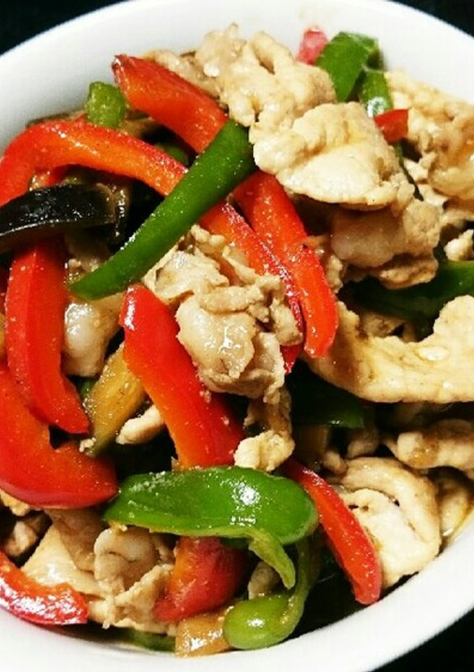 しゃぶしゃぶ用豚と茄子を使った青椒肉絲-レシピのメイン写真