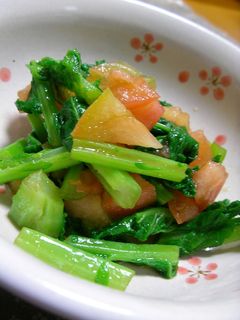 なばなとトマトの和え物-レシピのメイン写真